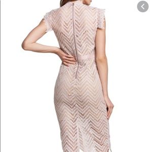 bardot imogen lace sheath